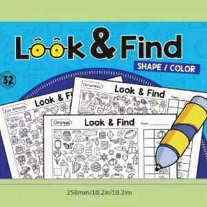NEW Hidden Object Coloring Book